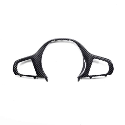 OEM BMW Carbon fiber steering wheel trim top part for BMW G Series like G80 M3, without support for driving assistant professional photographed from the top