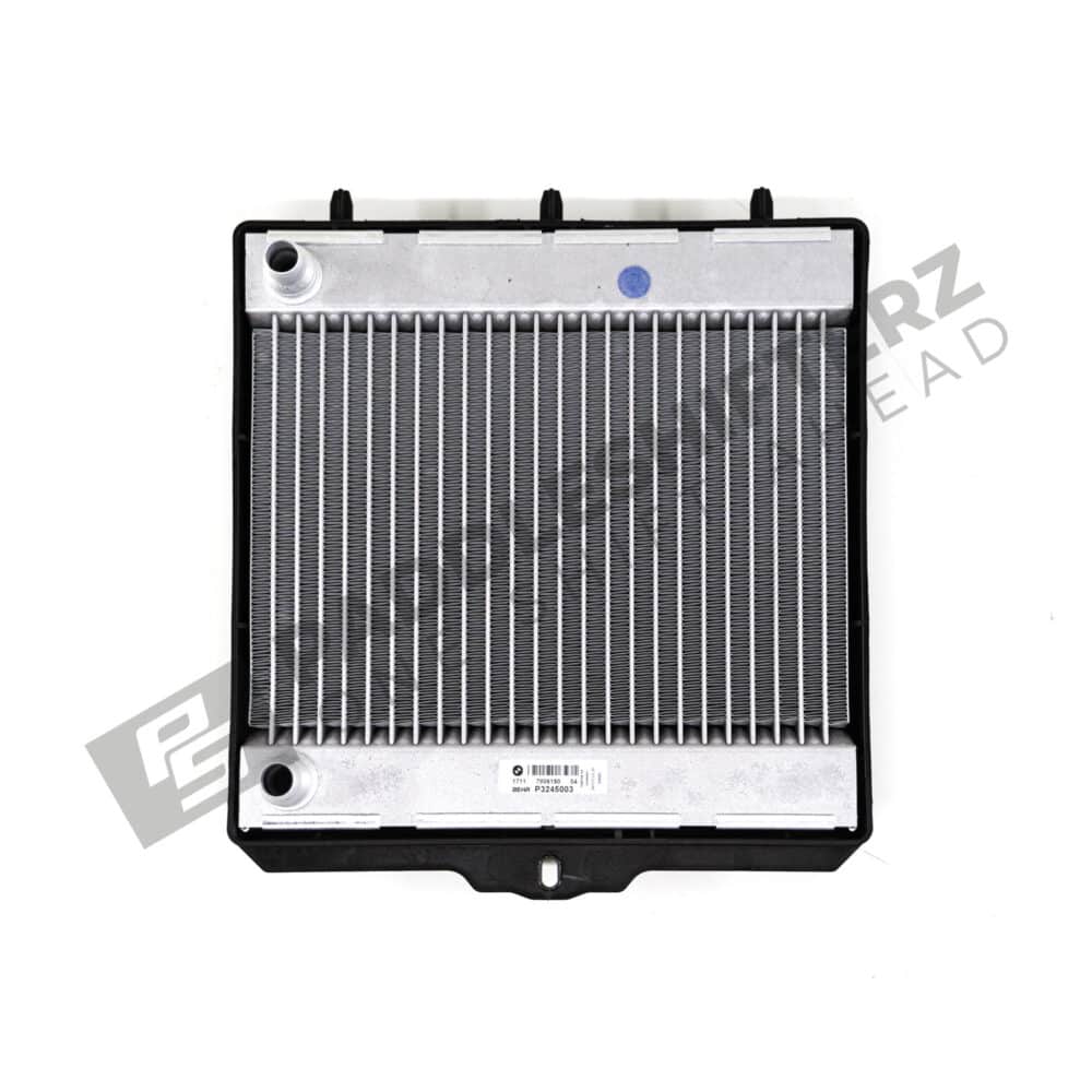 OEM BMW F80, F82, F83, F87 coolant radiator, left side - 17112284603