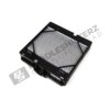 Side view of OEM BMW F80, F82, F83, F87 coolant radiator, right side - 17112284604