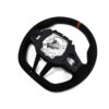 OEM BMW M Flat bottom alcantara steering wheel 32307908500 photographed from the back side