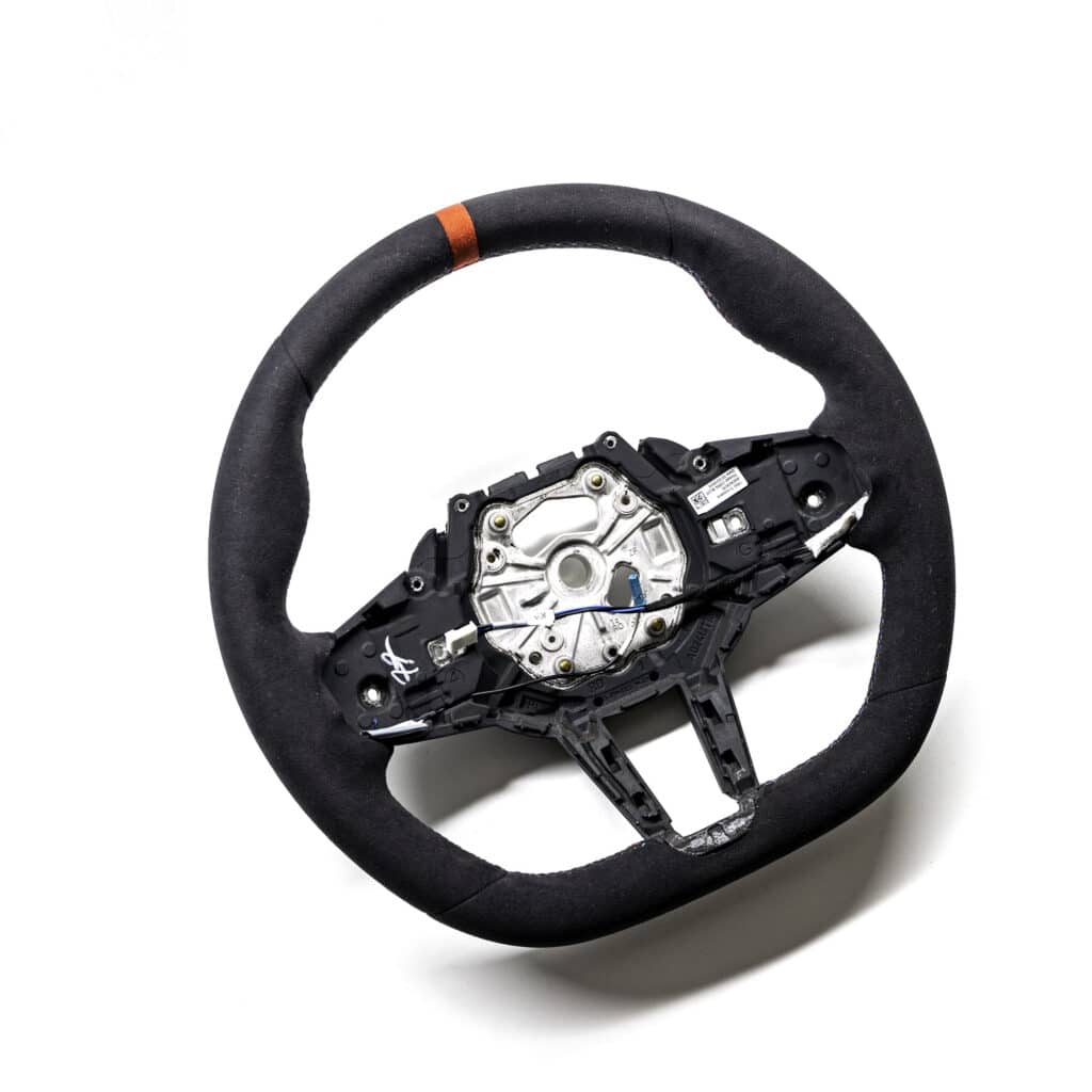 oem bmw lci m sport flat bottom alcantara steering wheel 32307908502