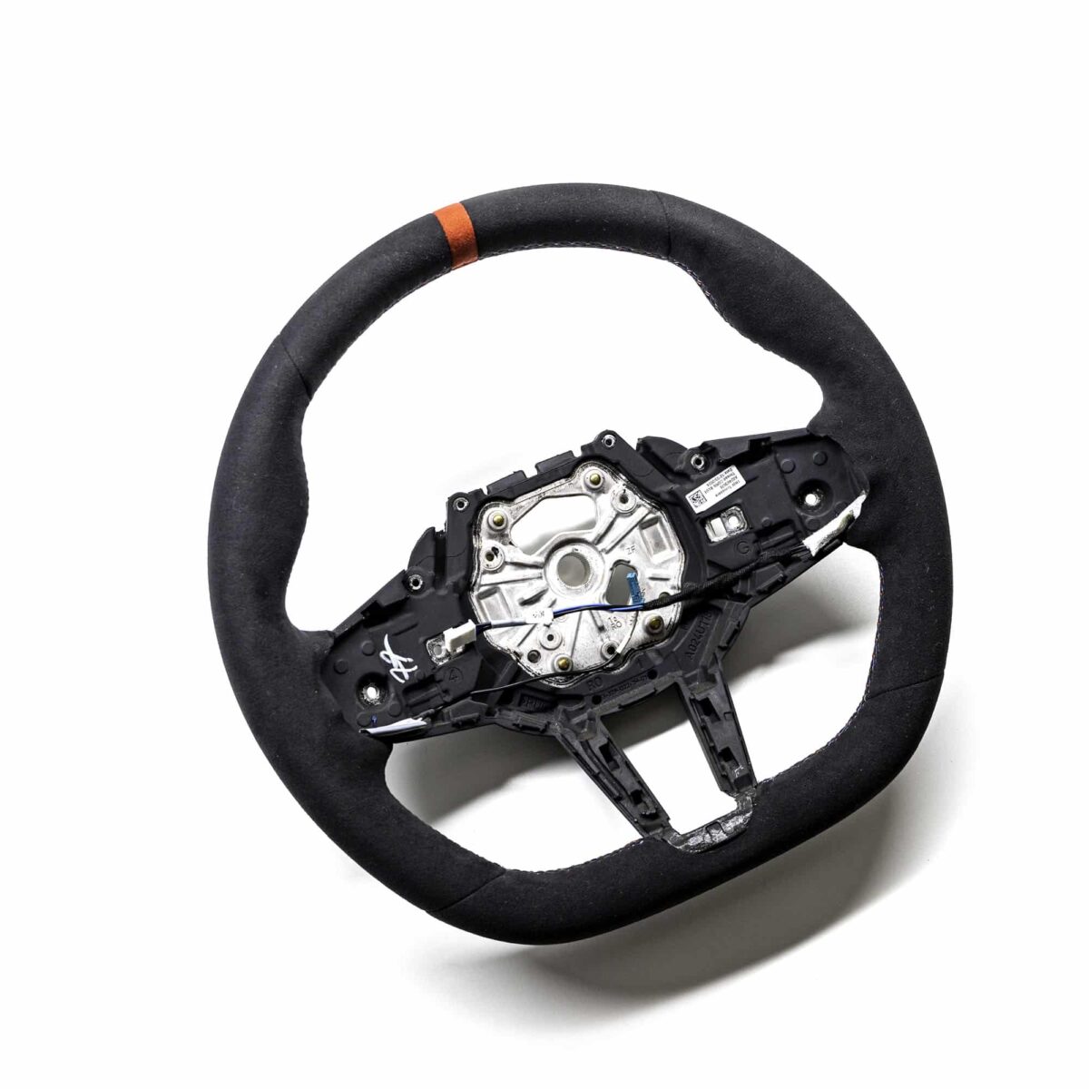 oem bmw lci m sport flat bottom alcantara steering wheel 32307908502