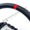 Red striping on OEM BMW M Flat bottom leather steering wheel - 32305A8A905