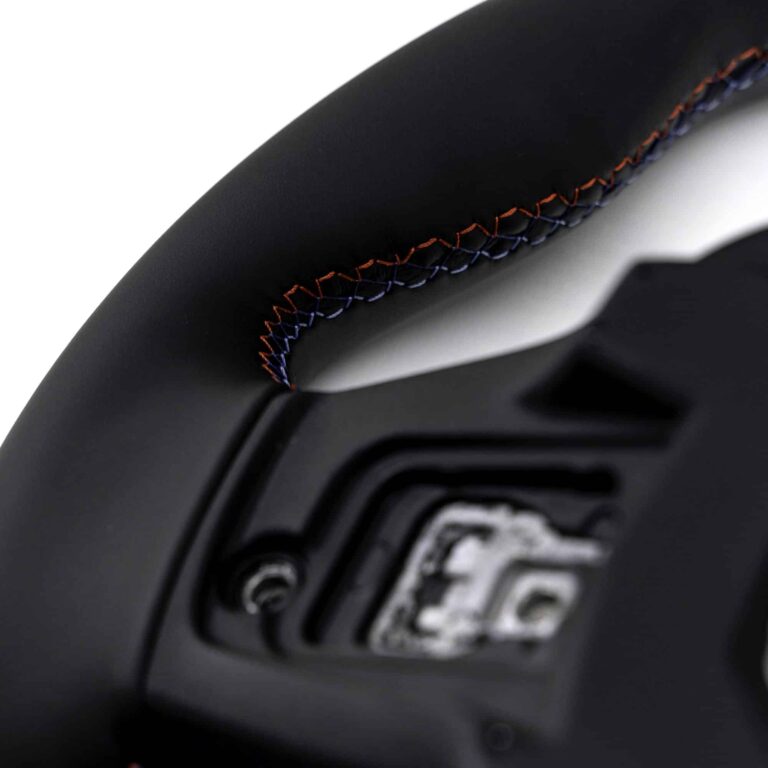 Paddle shifter hole of the OEM BMW M4 Flat bottom leather steering wheel, 32305A8A906