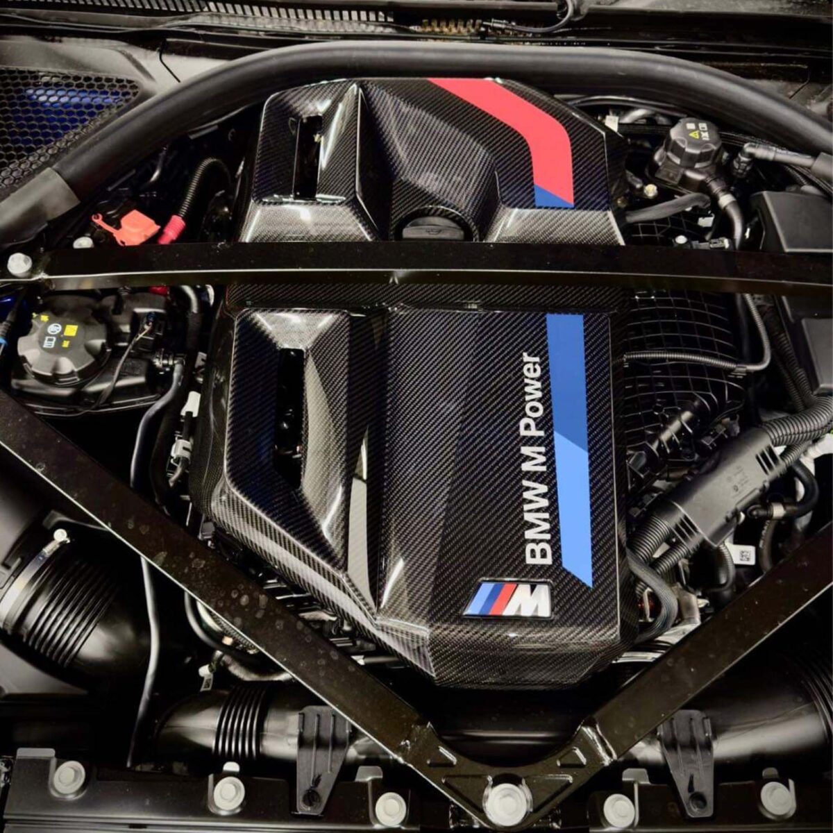 OEM BMW M Perf. Carbon fiber engine cover S58 - 11145B311A3
