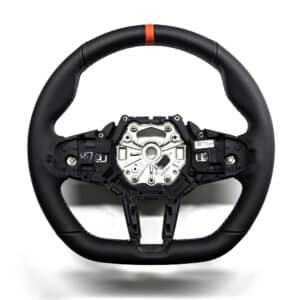 OEM BMW M sport G82 M4 LCI flat bottom leather steering wheel 32305A8A903