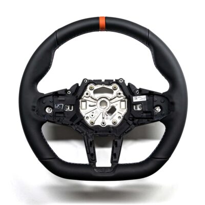 OEM BMW M sport G82 M4 LCI flat bottom leather steering wheel 32305A8A903