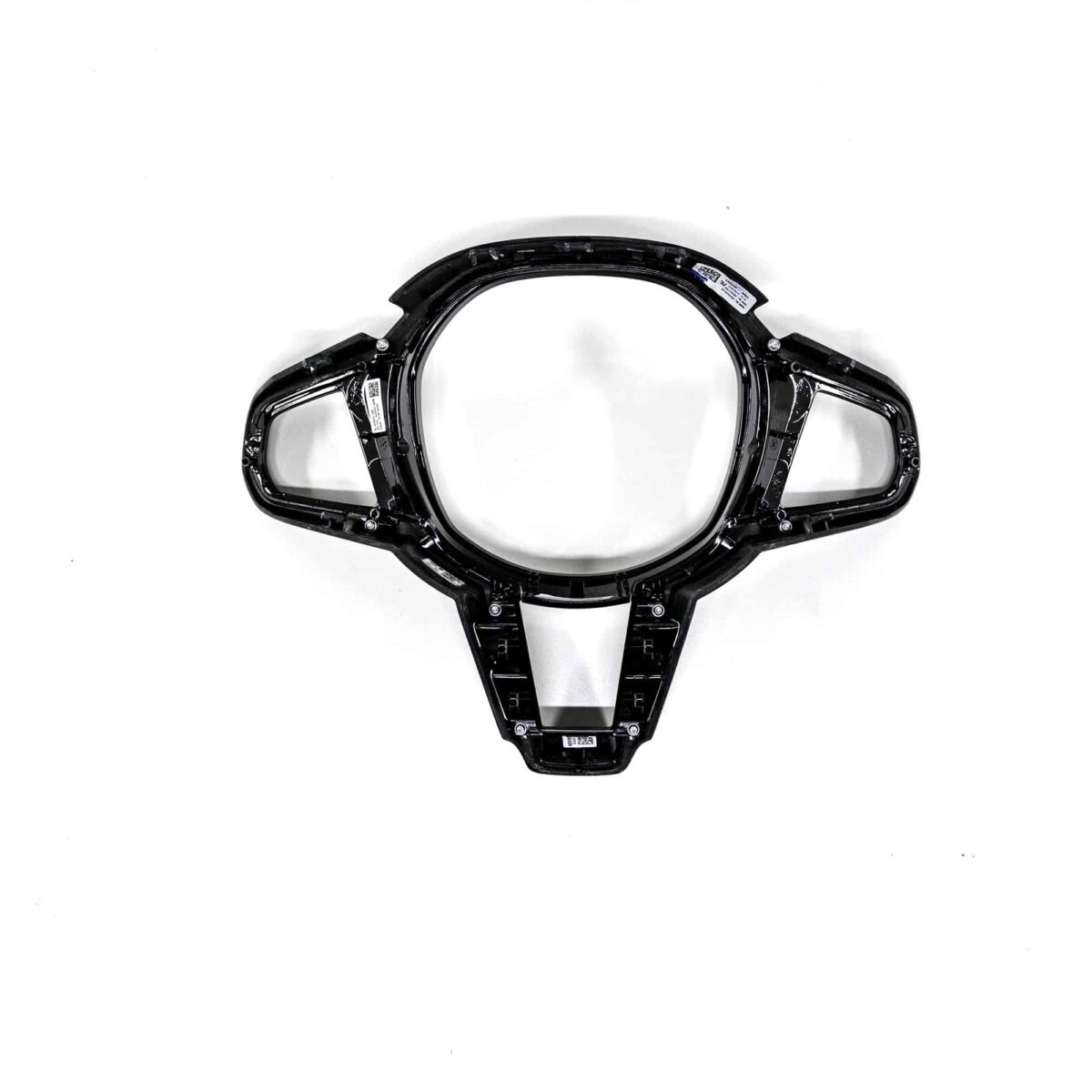 Rear view of the OEM BMW M Sport steering wheel trim without driving assistant professional M4 LCI - 32307908505