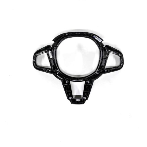 Rear view of the OEM BMW M Sport steering wheel trim without driving assistant professional M4 LCI - 32307908505