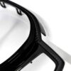 Close up view of the cut out for M buttons on the OEM BMW M Sport steering wheel trim without driving assistant professional M4 LCI - 32307908505