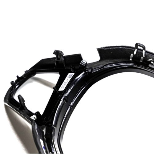 Close up, rear view of the OEM BMW M Sport steering wheel trim with driving assistant professional M4 LCI - 32307908506
