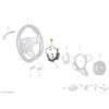 OEM BMW M Sport steering wheel wiring harness - 32307908507