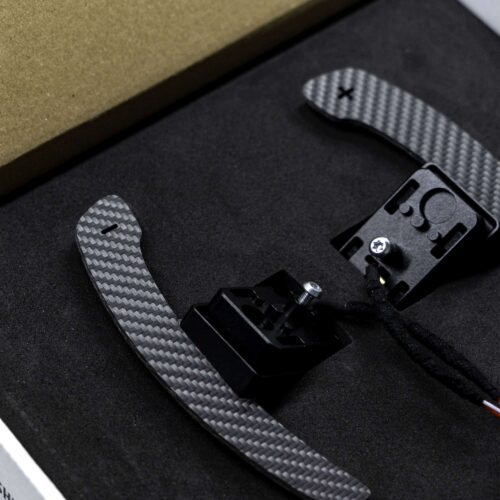 PaddleShifterz Magnetic Structured carbon fiber paddle shifters for MINI F series in a box