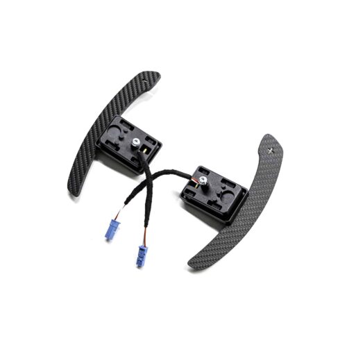 PaddleShifterz Magnetic Structured carbon fiber paddle shifters for MINI F series from the side