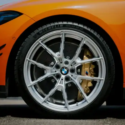 PaddleShifterz OEM BMW 1063M silver wheel 36108089391 36108089392 on a G82 M4