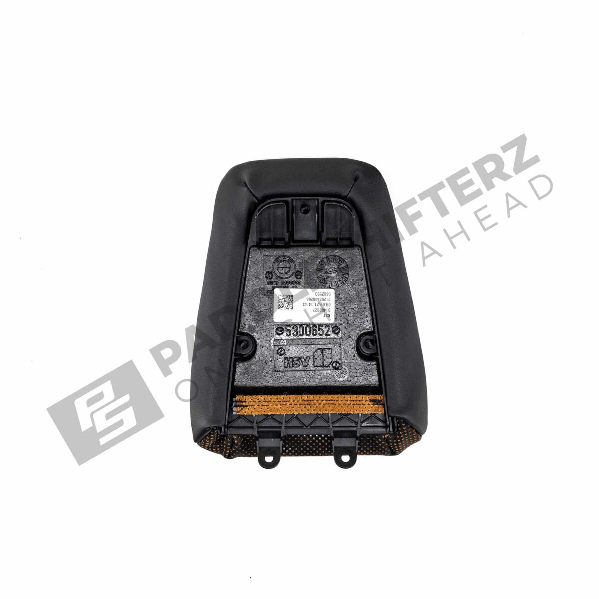 Unteransicht der OEM BMW Carbon Sitzkopfstütze Kyalami Orange - 52109882593
