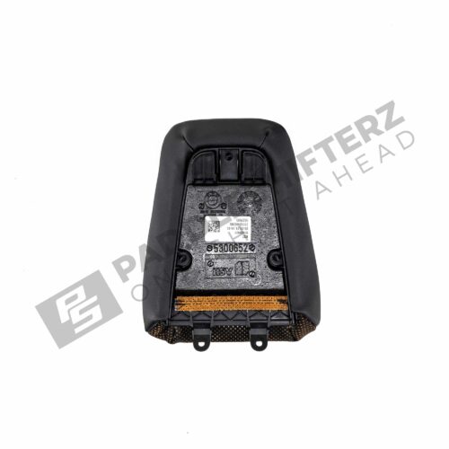 Bottom view of the OEM BMW Carbon seat headrest Kyalami Orange - 52109882593