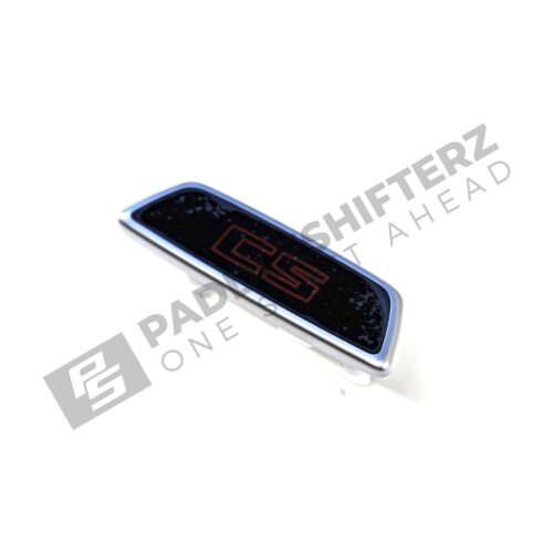 Side of OEM BMW G80/G82 CS Seat emblem, illuminated – 52107883319