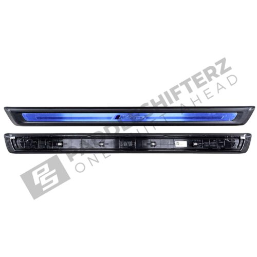 top down and rear shot of the OEM BMW G82 M4 CS Door sill trims - 51478086134