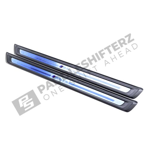 Top view of the two OEM BMW G82 M4 CS Door sill trims - 51478086134