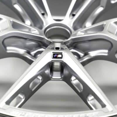 OEM BMW M Performance 1063M Rear 10,5Jx21ET20 - 36108089392 showing the center of the wheel without wheel caps