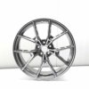Frontaufnahme der OEM BMW M Performance 1063M Silber 9,5Jx20ET20 - 36108089391 Felge vorne