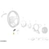 OEM BMW M Sport steering wheel bottom cover LCI 32305A8A910 – view 2