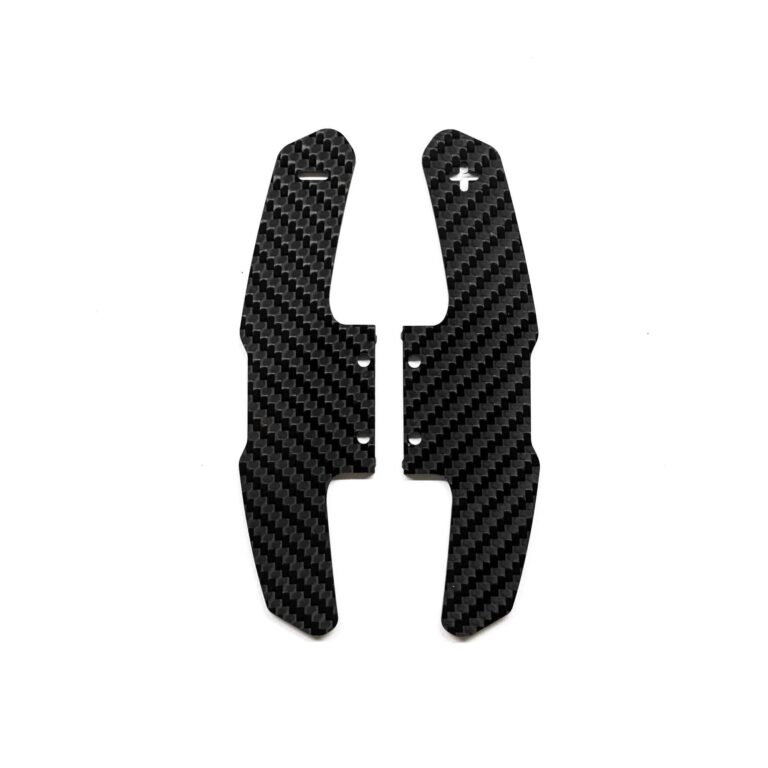 Gloss carbon fiber shifter replacements - GT4 Style