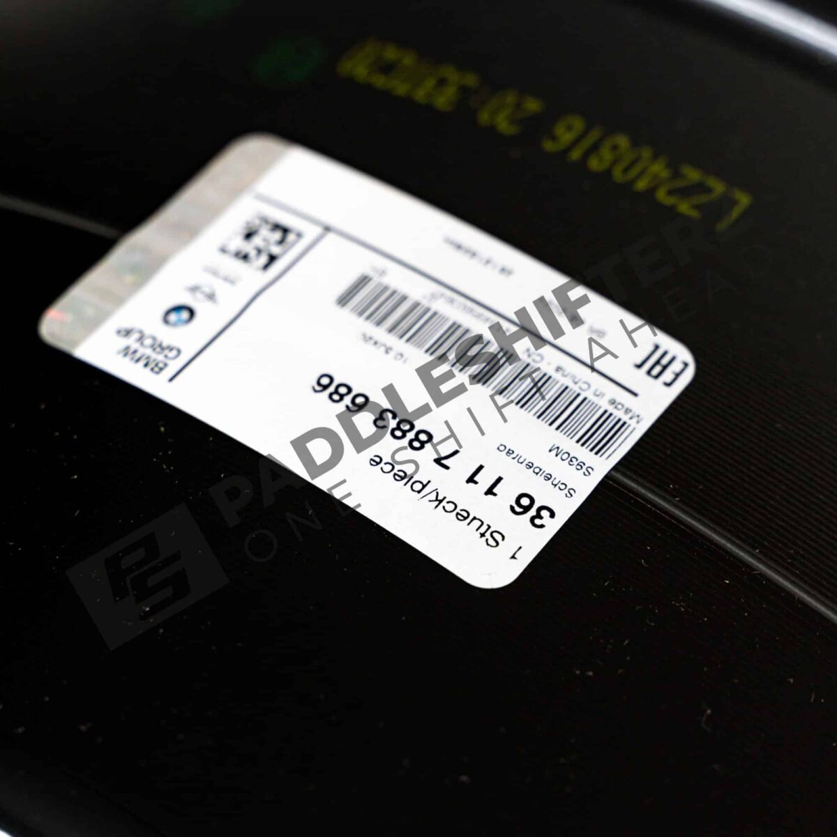 Label of OEM BMW Aluminium rear rim 930M 10,5JX20 ET:20 - 36117883686