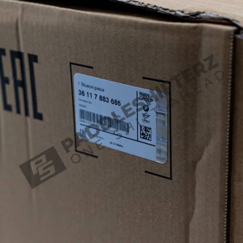 Box label of OEM BMW Aluminium rear rim 930M 10,5JX20 ET:20 - 36117883686