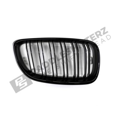 OEM BMW glänzend schwarzer Frontgrill für F87 M2 51712355447linke Seite von oben nach unten fotografiert Vorderseite