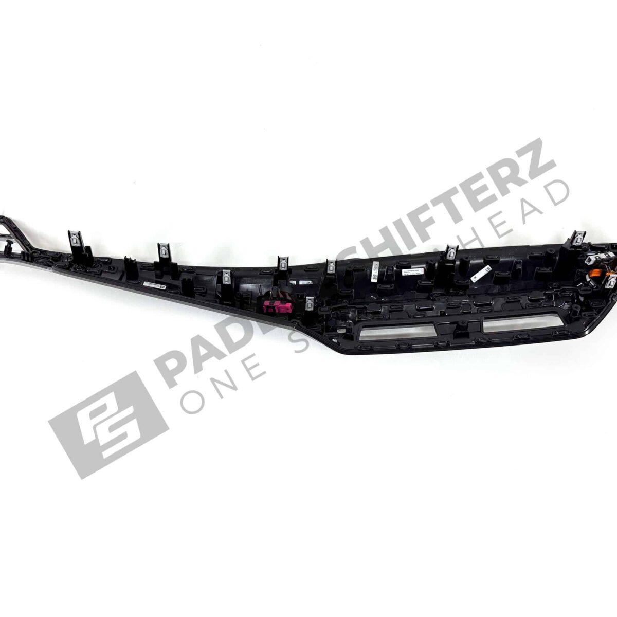 Rear view of the OEM BMW LCI Carbon fiber dashboard trim LHD – 51459633604