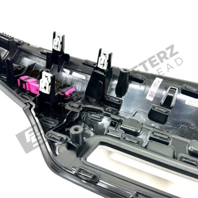 Showing connectors of the OEM BMW LCI Carbon fiber dashboard trim LHD – 51459633604