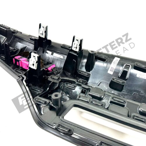 Showing connectors of the OEM BMW LCI Carbon fiber dashboard trim LHD – 51459633604