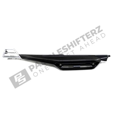 Front view of the OEM BMW LCI Carbon fiber dashboard trim RHD - 51459633605