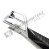 Front shot of the passenger air vent on the OEM BMW LCI Carbon fiber dashboard trim RHD - 51459633605