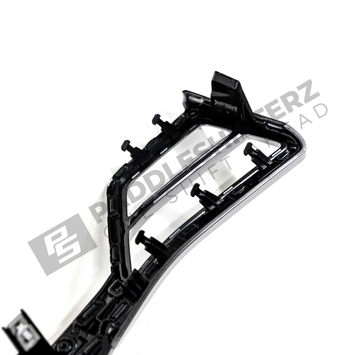 Close up shot of the air vents on the OEM BMW LCI Carbon fiber dashboard trim RHD - 51459633605