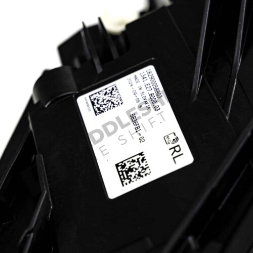 Close up of label on OEM BMW M4 CS LCI LED Headlight left – 63115B36FB1