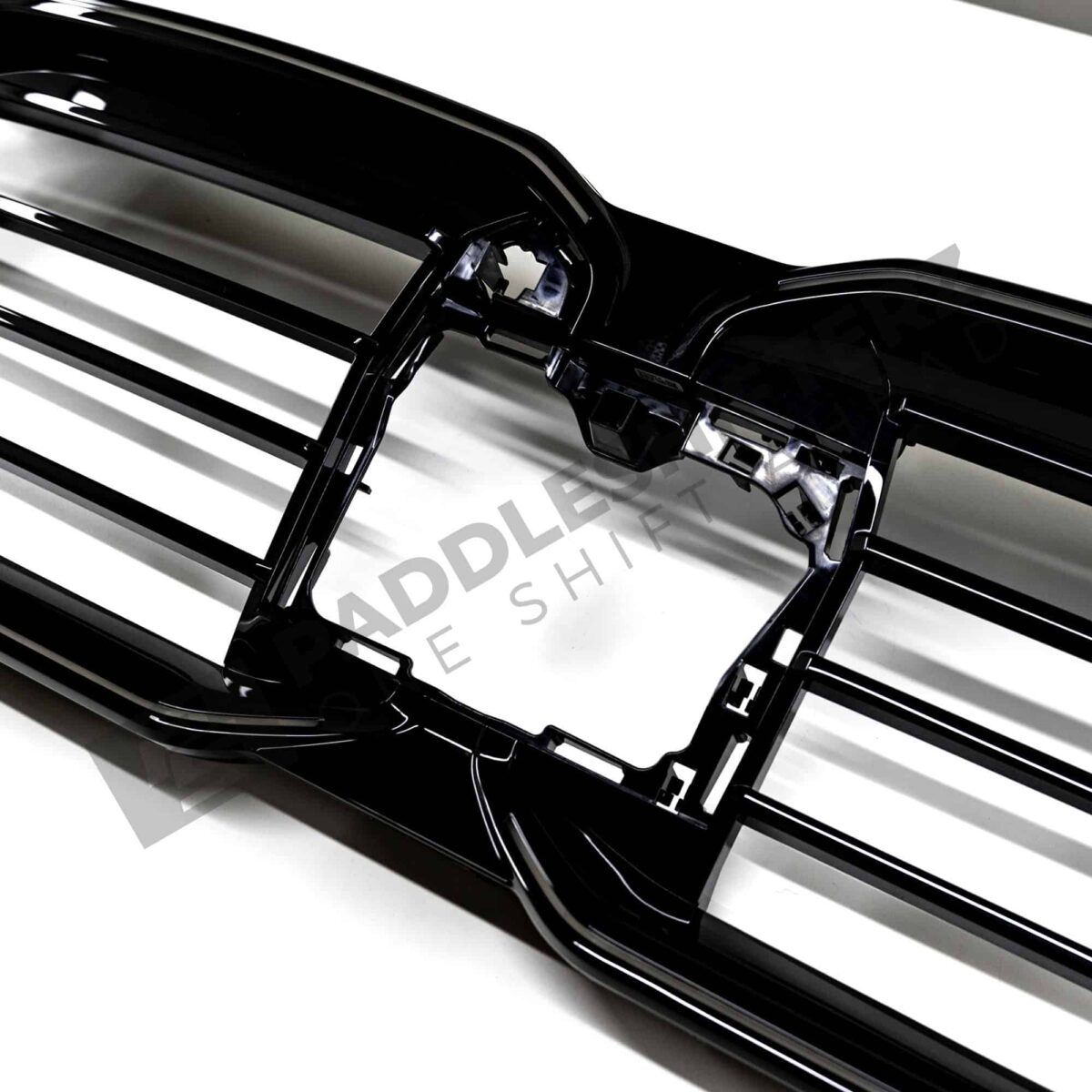 Close up shot of the middle of the OEM BMW Shadow line Front Grille X2 M35i - 51135A35BC0
