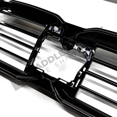 Close up shot of the middle of the OEM BMW Shadow line Front Grille X2 M35i - 51135A35BC0