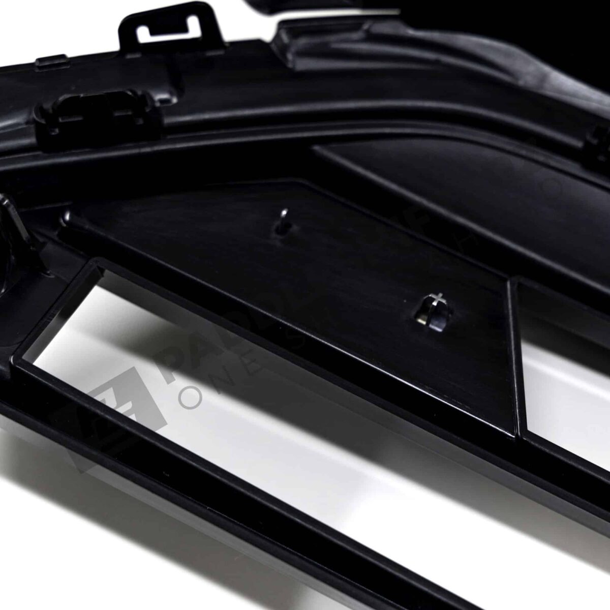 Rear view of the M logo on the OEM BMW Shadow line Front Grille X2 M35i - 51135A35BC0