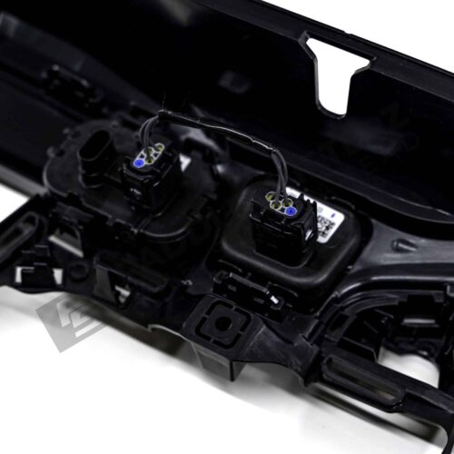 Rear view of the sensors on the OEM BMW Shadow line Front Grille X2 M35i - 51135A35BC0