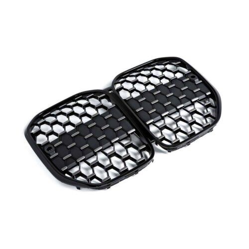 PaddleShifterz OEM BMW gloss black front grille - 51138078549