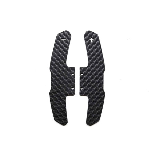 Structured carbon fiber paddle shifter replacements - GT4 Style
