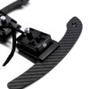 Magnetic paddle shifters, structured carbon BMW G close up