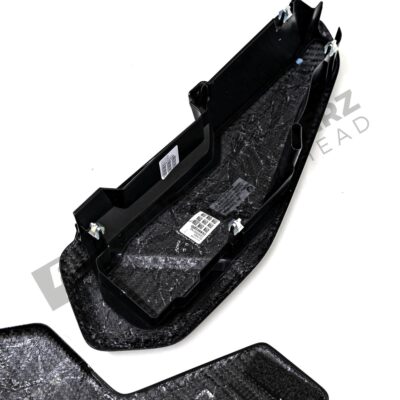 Bottom of right OEM BMW M carbon engine cover extension set - 11122455570