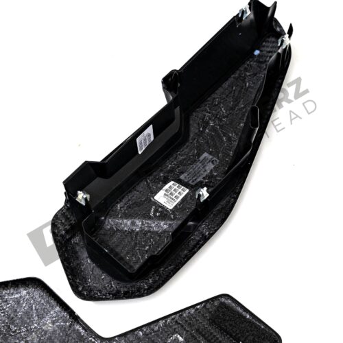 Bottom of right OEM BMW M carbon engine cover extension set - 11122455570