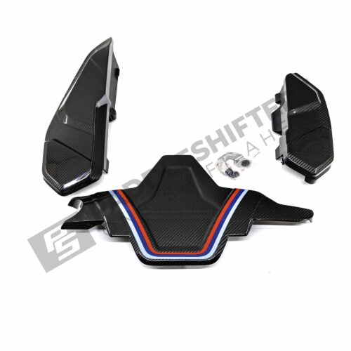 Top of OEM BMW M carbon engine cover extension set - 11122455570