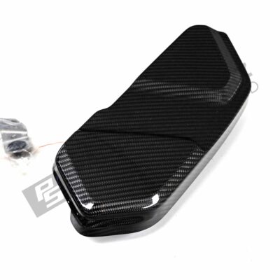 Left cover of OEM BMW M carbon engine cover extension set - 11122455570