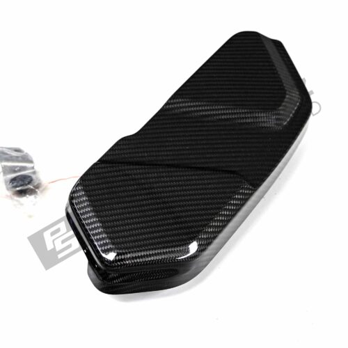 Left cover of OEM BMW M carbon engine cover extension set - 11122455570